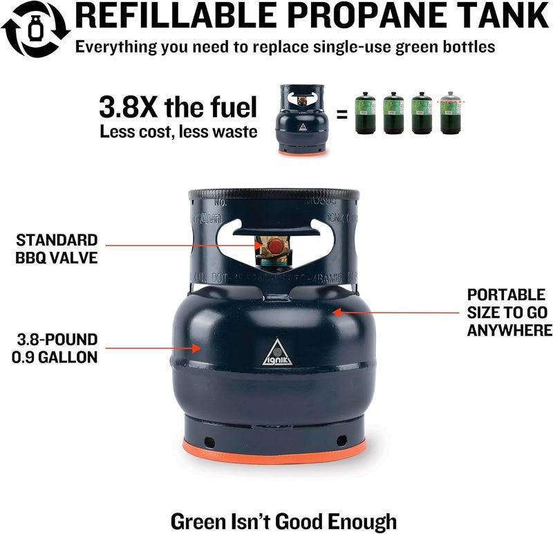 Ignik Refillable Gas Growler Propane Tank - Image 2